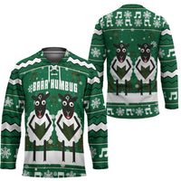 Sheep Baaa Humbug Christmas Hockey Jersey Xmas Holiday Patterns - Wonder Print Shop
