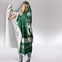 Sheep Baaa Humbug Christmas Hooded Blanket Xmas Holiday Patterns - Wonder Print Shop