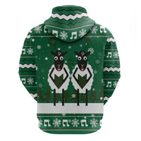 Sheep Baaa Humbug Christmas Hoodie Xmas Holiday Patterns - Wonder Print Shop