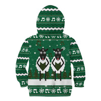 Sheep Baaa Humbug Christmas Kid Hoodie Xmas Holiday Patterns - Wonder Print Shop