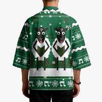Sheep Baaa Humbug Christmas Kimono Xmas Holiday Patterns - Wonder Print Shop