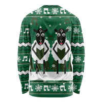 Sheep Baaa Humbug Christmas Long Sleeve Shirt Xmas Holiday Patterns - Wonder Print Shop