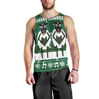 Sheep Baaa Humbug Christmas Men Tank Top Xmas Holiday Patterns - Wonder Print Shop