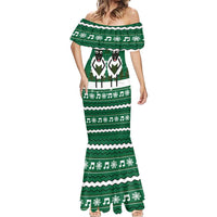 Sheep Baaa Humbug Christmas Mermaid Dress Xmas Holiday Patterns - Wonder Print Shop