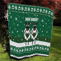 Sheep Baaa Humbug Christmas Quilt Xmas Holiday Patterns - Wonder Print Shop