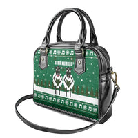 Sheep Baaa Humbug Christmas Shoulder Handbag Xmas Holiday Patterns - Wonder Print Shop