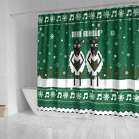 Sheep Baaa Humbug Christmas Shower Curtain Xmas Holiday Patterns - Wonder Print Shop