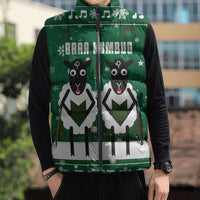 Sheep Baaa Humbug Christmas Sleeveless Puffer Jacket Xmas Holiday Patterns - Wonder Print Shop