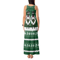 Sheep Baaa Humbug Christmas Tank Maxi Dress Xmas Holiday Patterns - Wonder Print Shop