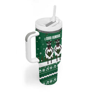 Sheep Baaa Humbug Christmas Tumbler With Handle Xmas Holiday Patterns - Wonder Print Shop
