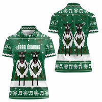 Sheep Baaa Humbug Christmas Women Polo Shirt Xmas Holiday Patterns - Wonder Print Shop