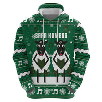 Sheep Baaa Humbug Christmas Zip Hoodie Xmas Holiday Patterns - Wonder Print Shop
