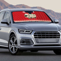 Sheep Merry Christmas Auto Sun Shade Xmas Holiday Patterns - Wonder Print Shop