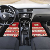 Sheep Merry Christmas Car Mats Xmas Holiday Patterns - Wonder Print Shop