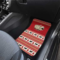 Sheep Merry Christmas Car Mats Xmas Holiday Patterns - Wonder Print Shop