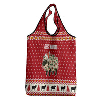 Sheep Merry Christmas Grocery Bag Xmas Holiday Patterns - Wonder Print Shop