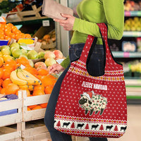 Sheep Merry Christmas Grocery Bag Xmas Holiday Patterns - Wonder Print Shop