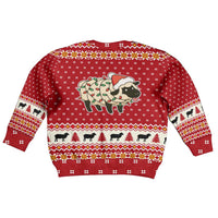 Sheep Merry Christmas Kid Ugly Christmas Sweater Xmas Holiday Patterns - Wonder Print Shop