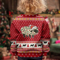 Sheep Merry Christmas Kid Ugly Christmas Sweater Xmas Holiday Patterns - Wonder Print Shop