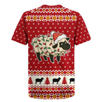 Sheep Merry Christmas Rugby Jersey Xmas Holiday Patterns - Wonder Print Shop