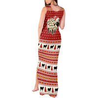 Sheep Merry Christmas Tank Maxi Dress Xmas Holiday Patterns - Wonder Print Shop