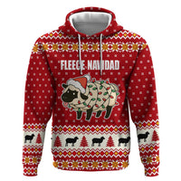 Sheep Merry Christmas Zip Hoodie Xmas Holiday Patterns - Wonder Print Shop