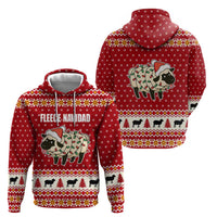 Sheep Merry Christmas Zip Hoodie Xmas Holiday Patterns - Wonder Print Shop