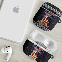 Siberian Husky Show Up Xmas Christmas AirPods Case Xmas Holiday Patterns - Wonder Print Shop