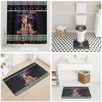 Siberian Husky Show Up Xmas Christmas Bathroom Set Xmas Holiday Patterns - Wonder Print Shop