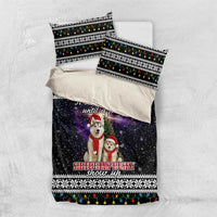Siberian Husky Show Up Xmas Christmas Bedding Set Xmas Holiday Patterns - Wonder Print Shop