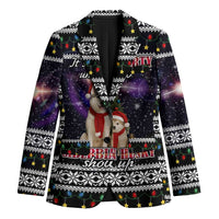 Siberian Husky Show Up Xmas Christmas Blazer Xmas Holiday Patterns - Wonder Print Shop