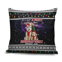 Siberian Husky Show Up Xmas Christmas Pillow Cover Xmas Holiday Patterns - Wonder Print Shop