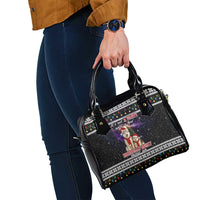 Siberian Husky Show Up Xmas Christmas Shoulder Handbag Xmas Holiday Patterns - Wonder Print Shop