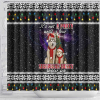 Siberian Husky Show Up Xmas Christmas Shower Curtain Xmas Holiday Patterns - Wonder Print Shop