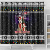 Siberian Husky Show Up Xmas Christmas Shower Curtain Xmas Holiday Patterns - Wonder Print Shop