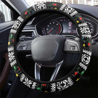Siberian Husky Show Up Xmas Christmas Steering Wheel Cover Xmas Holiday Patterns - Wonder Print Shop