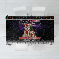 Siberian Husky Show Up Xmas Christmas Tablecloth Xmas Holiday Patterns - Wonder Print Shop