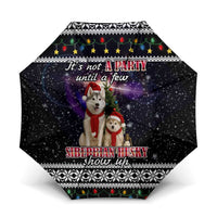 Siberian Husky Show Up Xmas Christmas Umbrella Xmas Holiday Patterns - Wonder Print Shop