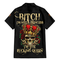 I'm Not A Princess I'm The Fcking Queen Family Matching Mermaid Dress and Hawaiian Shirt - Wonder Print Shop