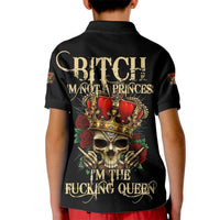 I'm Not A Princess I'm The Fcking Queen Kid Polo Shirt - Wonder Print Shop