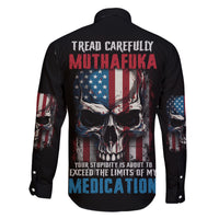 Tread Carefully Muthafuka Family Matching Tank Maxi Dress and Hawaiian Shirt - Wonder Print Shop