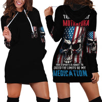 Tread Carefully Muthafuka Hoodie Dress - Wonder Print Shop