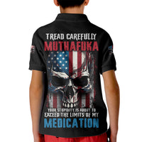Tread Carefully Muthafuka Kid Polo Shirt - Wonder Print Shop