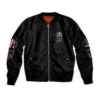 Tread Carefully Muthafuka Sleeve Zip Bomber Jacket - Wonder Print Shop