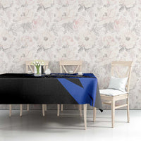 Personalized Extreme Motocross Tablecloth with Blue Rider – Dirt Bike Racing Design - Wonder Print Shop