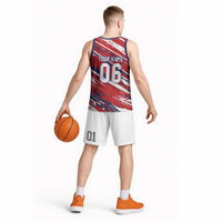 Personalized Patriotic Motocross Basketball Jersey with USA Flag Colors – Dirt Bike Racing Design - Wonder Print Shop