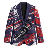 Personalized Patriotic Motocross Blazer with USA Flag Colors – Dirt Bike Racing Design - Wonder Print Shop