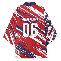 Personalized Patriotic Motocross Kimono with USA Flag Colors – Dirt Bike Racing Design - Wonder Print Shop