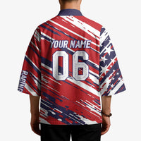 Personalized Patriotic Motocross Kimono with USA Flag Colors – Dirt Bike Racing Design - Wonder Print Shop