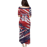 Personalized Patriotic Motocross Puletasi with USA Flag Colors – Dirt Bike Racing Design - Wonder Print Shop